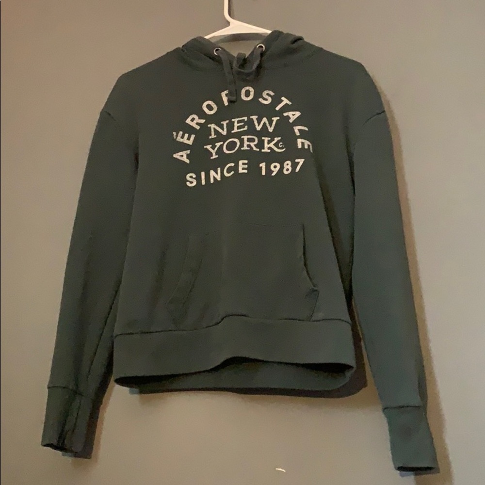 Aeropostale New York since 1987 green hoodie